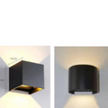 Simple modern elegant black corridor wall light